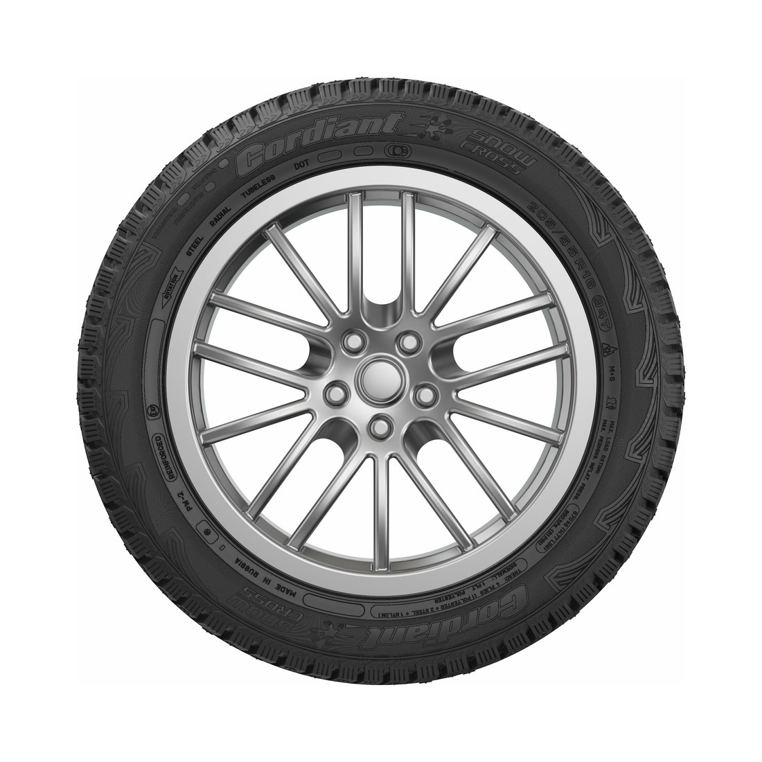 245/70  R16  Cordiant Snow Cross шип 107T Вид 2